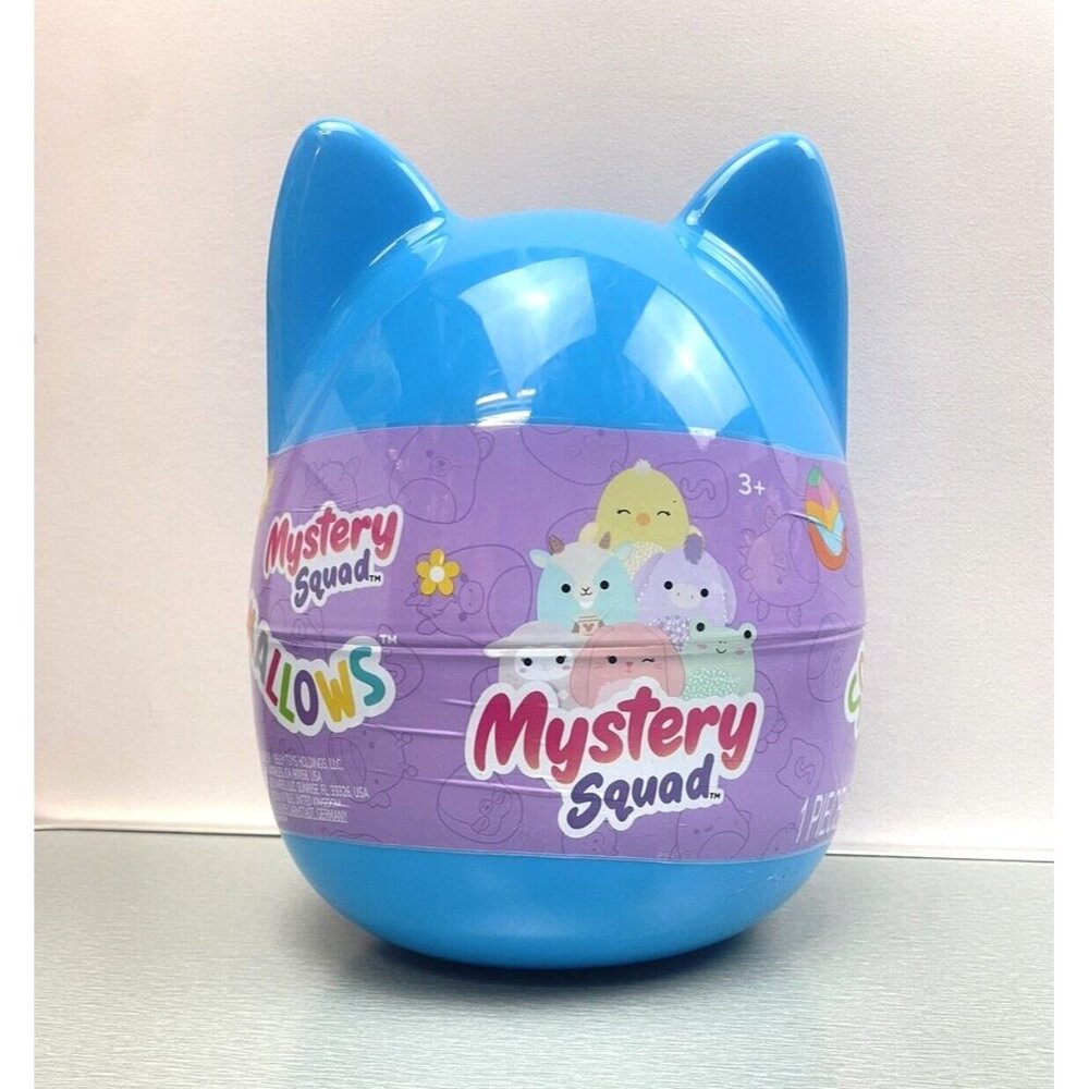 Squishmallows Mystery Squad 2024 Easter Egg 8" Plush, Sealed Blue